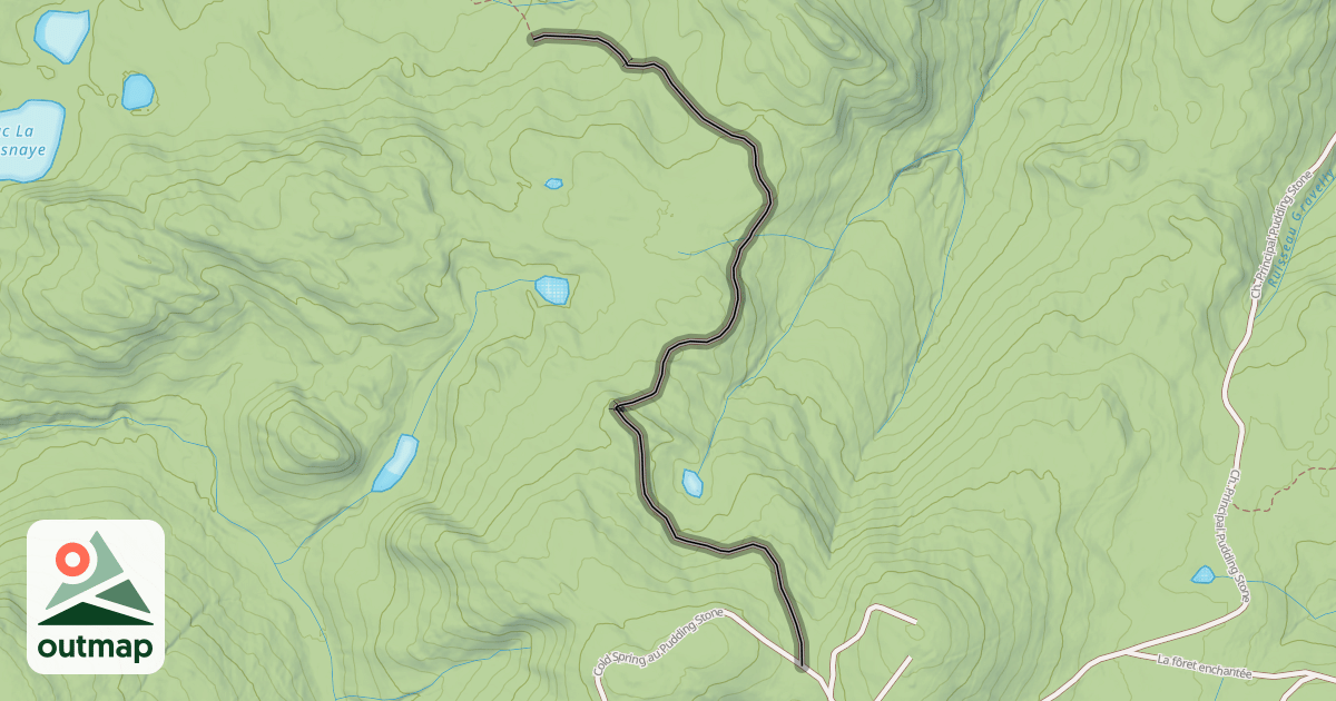 Map of Ch. Keith Coffin ou Route blanche