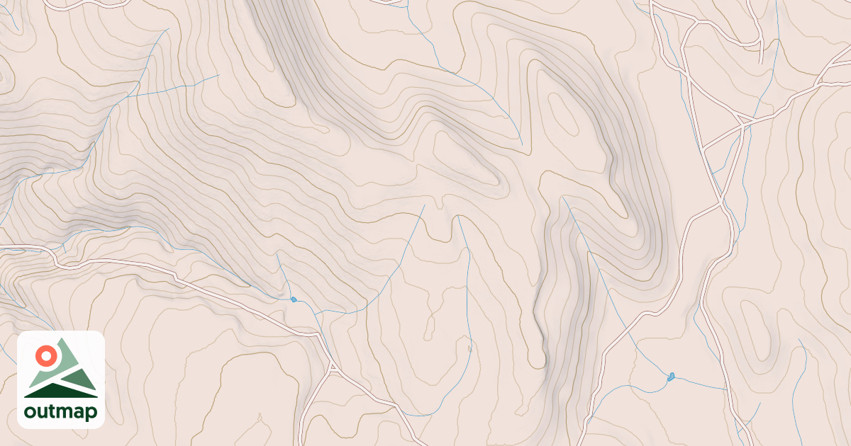 Map of BALD MTN FLAT SPUR