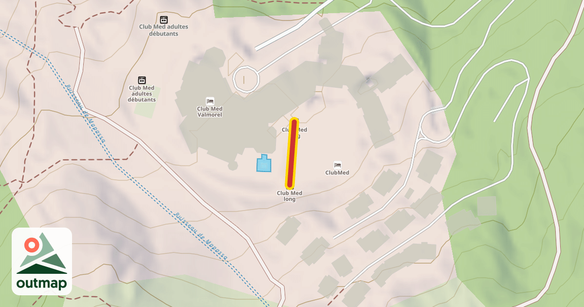Map of Club Med long