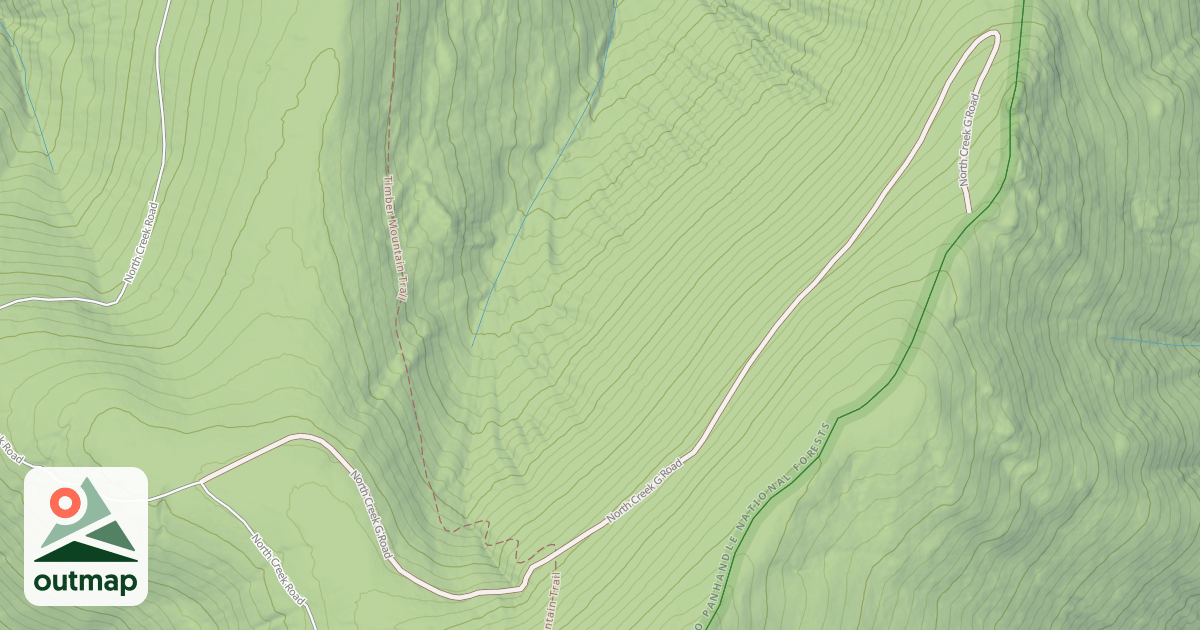 Map of NORTH CREEK G