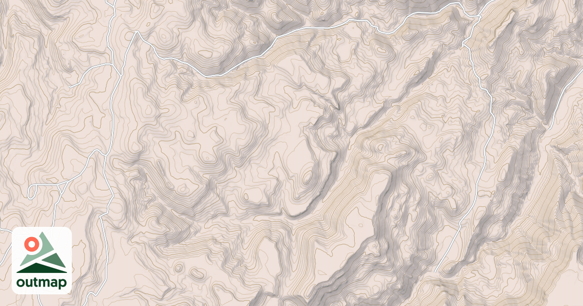 Map of CAVE CANYON
