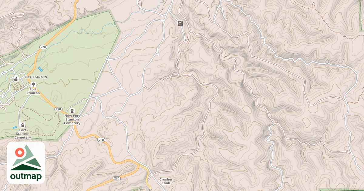 Map of Cz 878: Cave Canyon