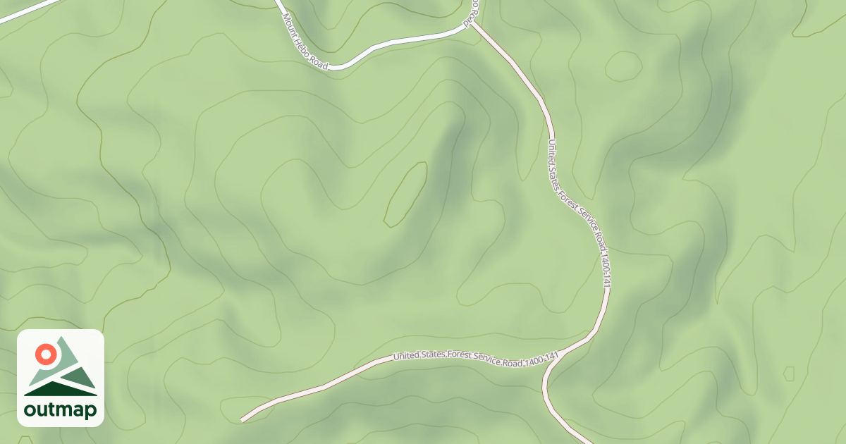 Map of USFS National Forest System Roads {29370CE5-2339-43FB-B919-C6634759E47A}