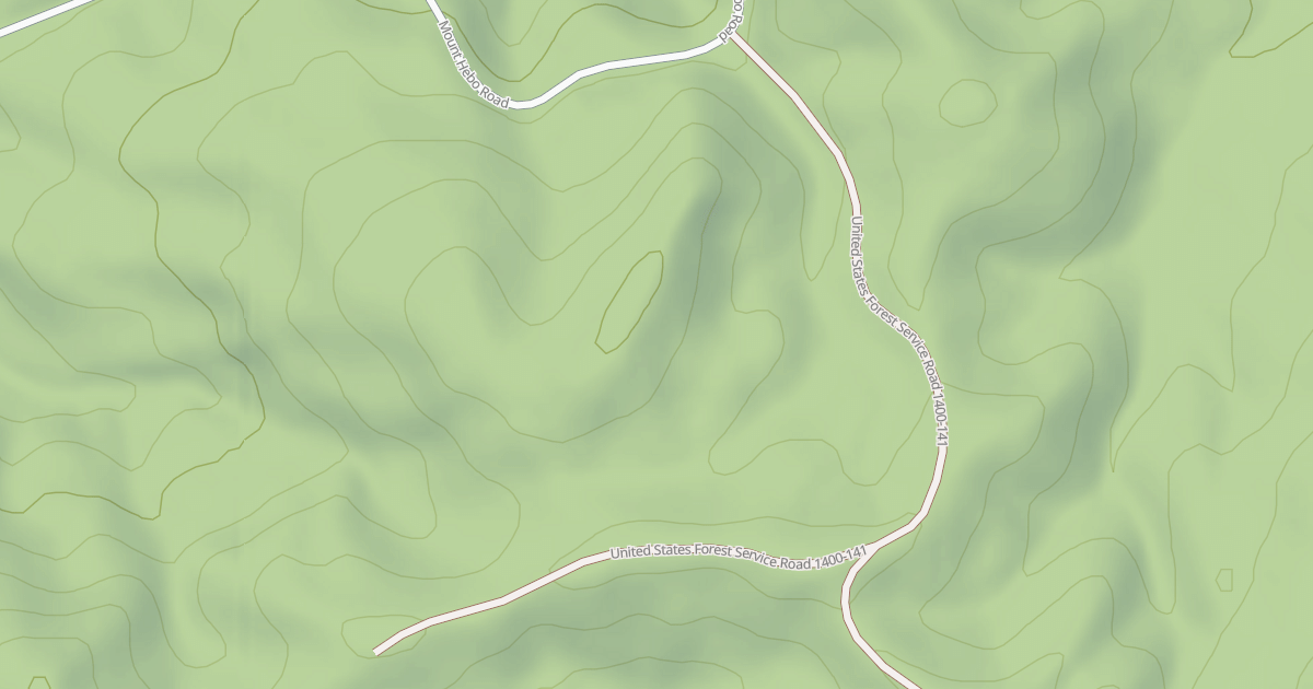 Map preview of USFS National Forest System Roads {29370CE5-2339-43FB-B919-C6634759E47A}