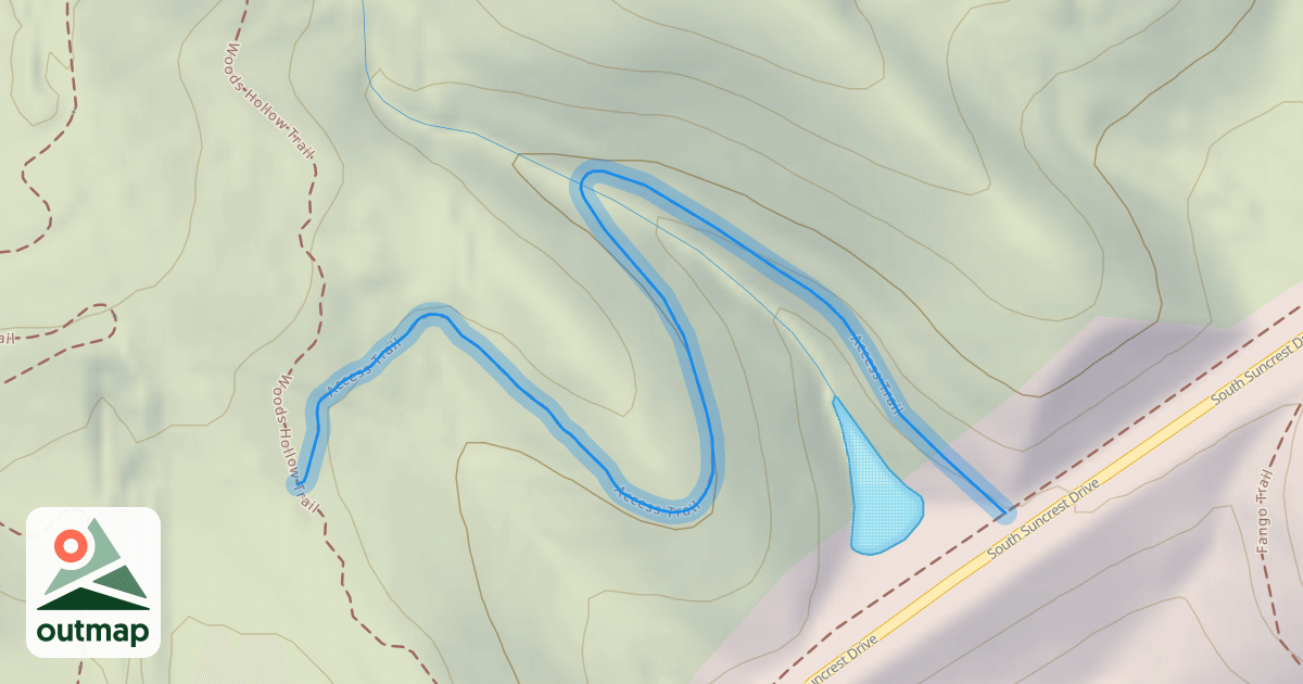 Map of Access Trail