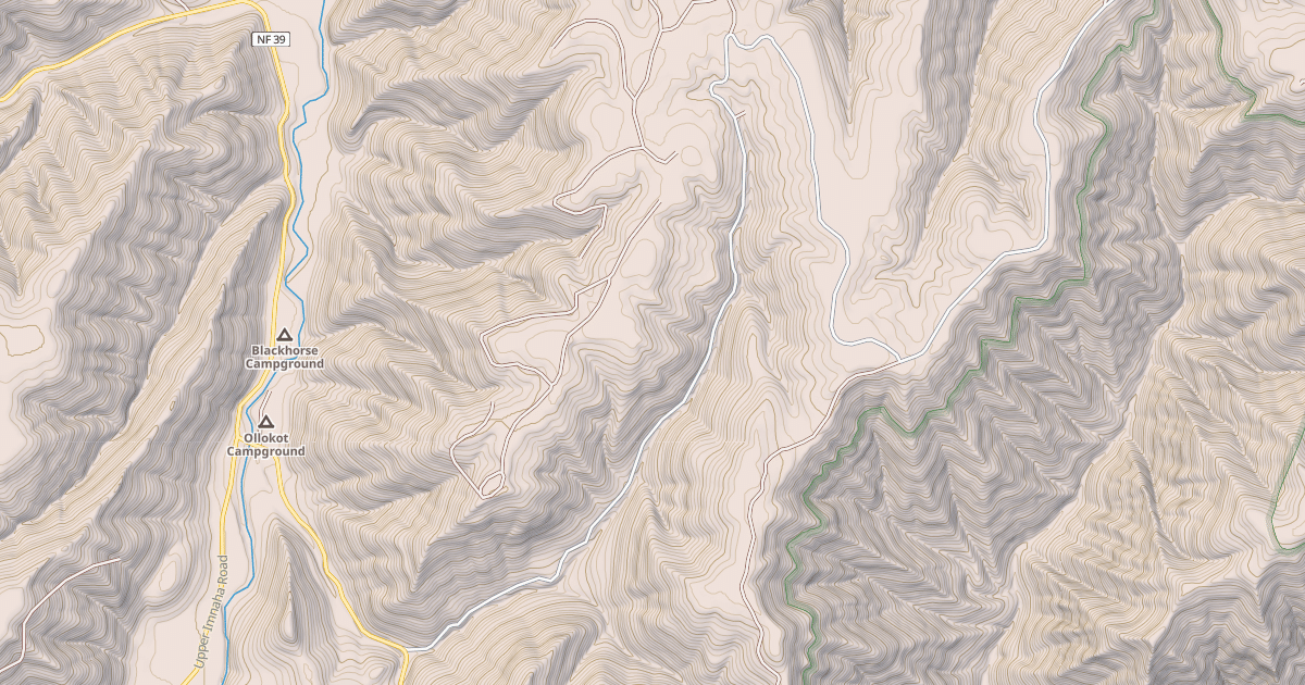 Map preview of NORTH FORK DRY CREEK