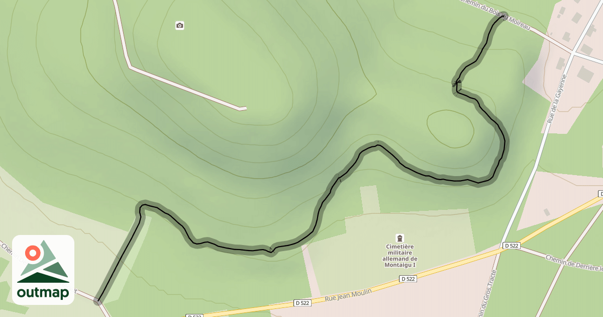 Map of Single Mont Herault