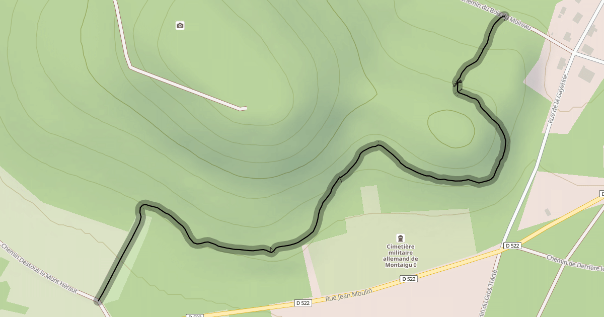 Map preview of Single Mont Herault