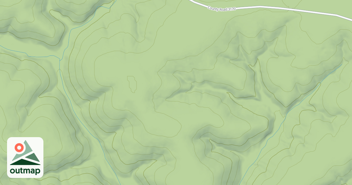 Map of FALLING SPRINGS