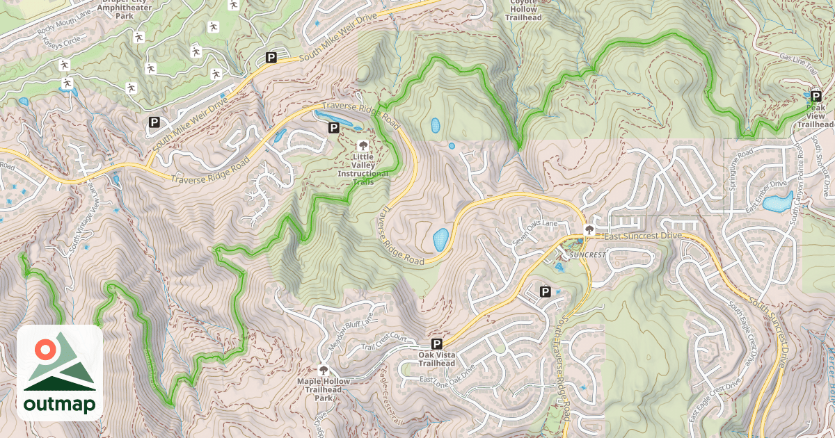 Map of Ann's Trail