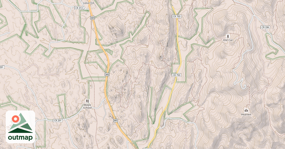 Map of BEECHER ROCK