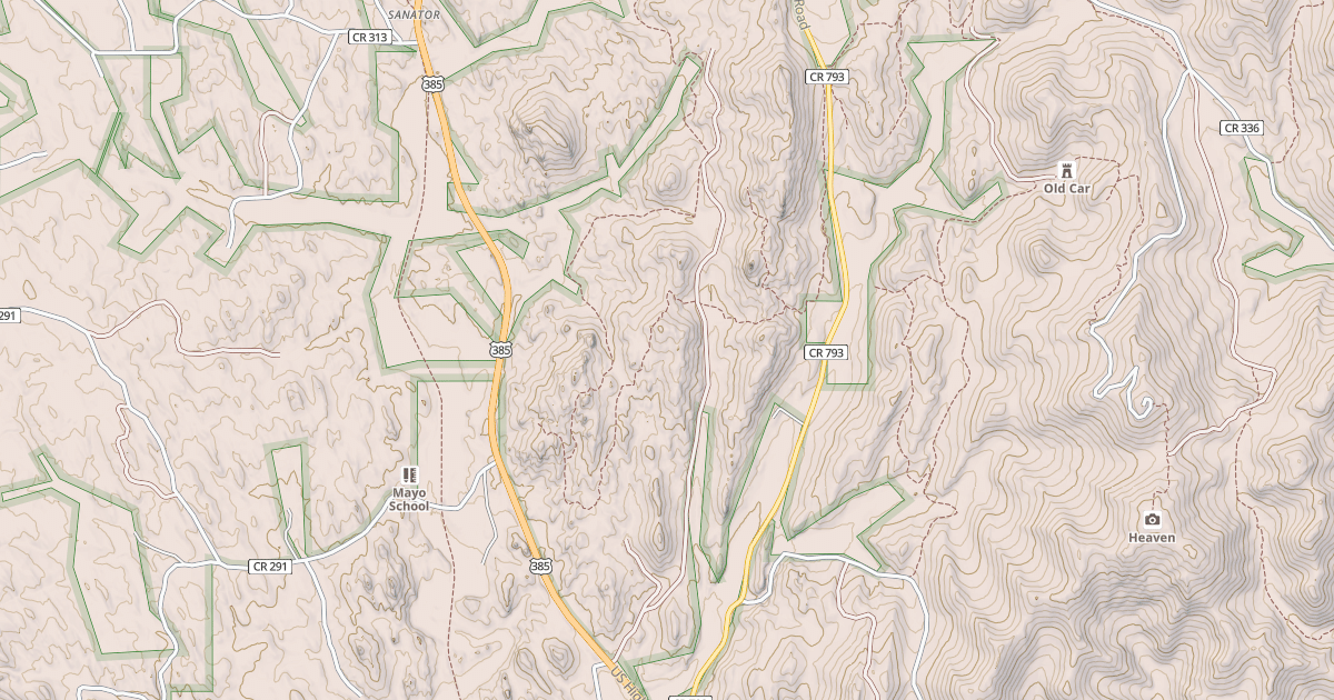 Map preview of BEECHER ROCK