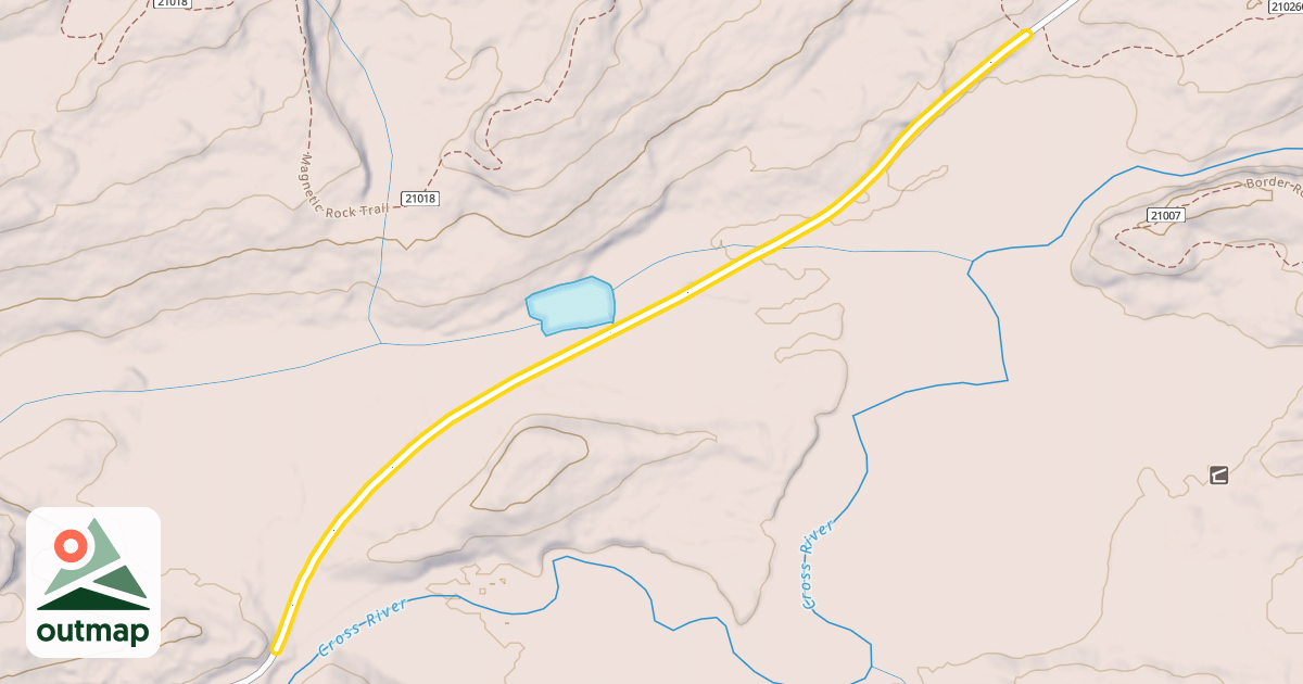 Map of Gunflint Narrows