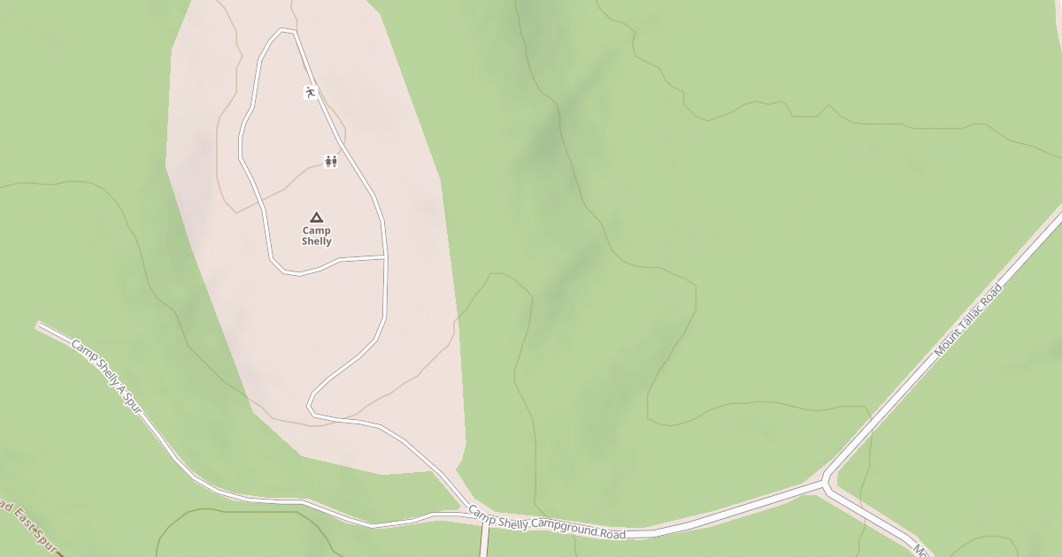 Map preview of CAMP SHELLY CAMPGROUND