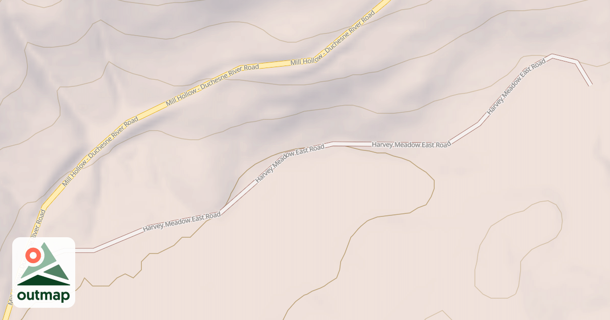Map of HARVEY MEADOW EAST