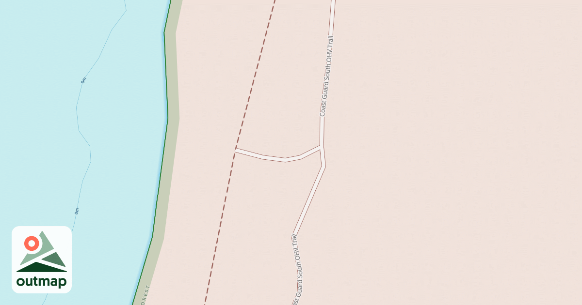 Map of USFS Motor Vehicle Use Map Trails 8498