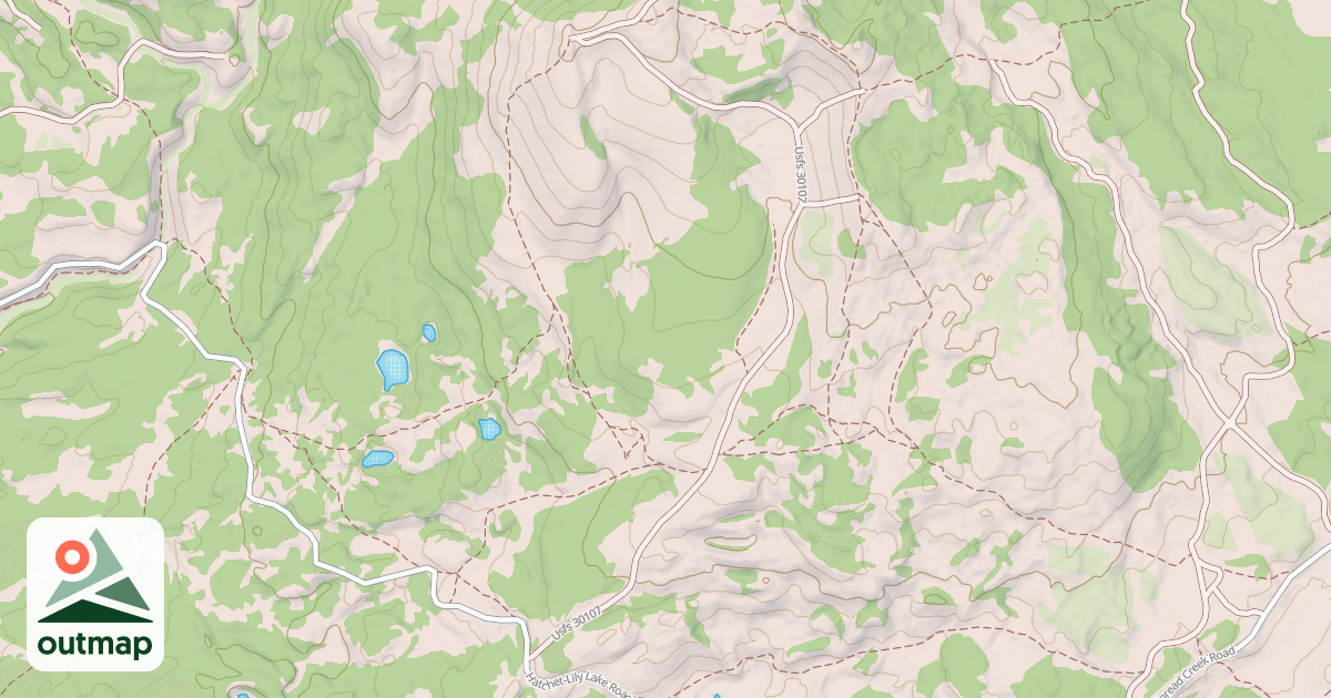 Map of BALDY MOUNTAIN LOOKOUT