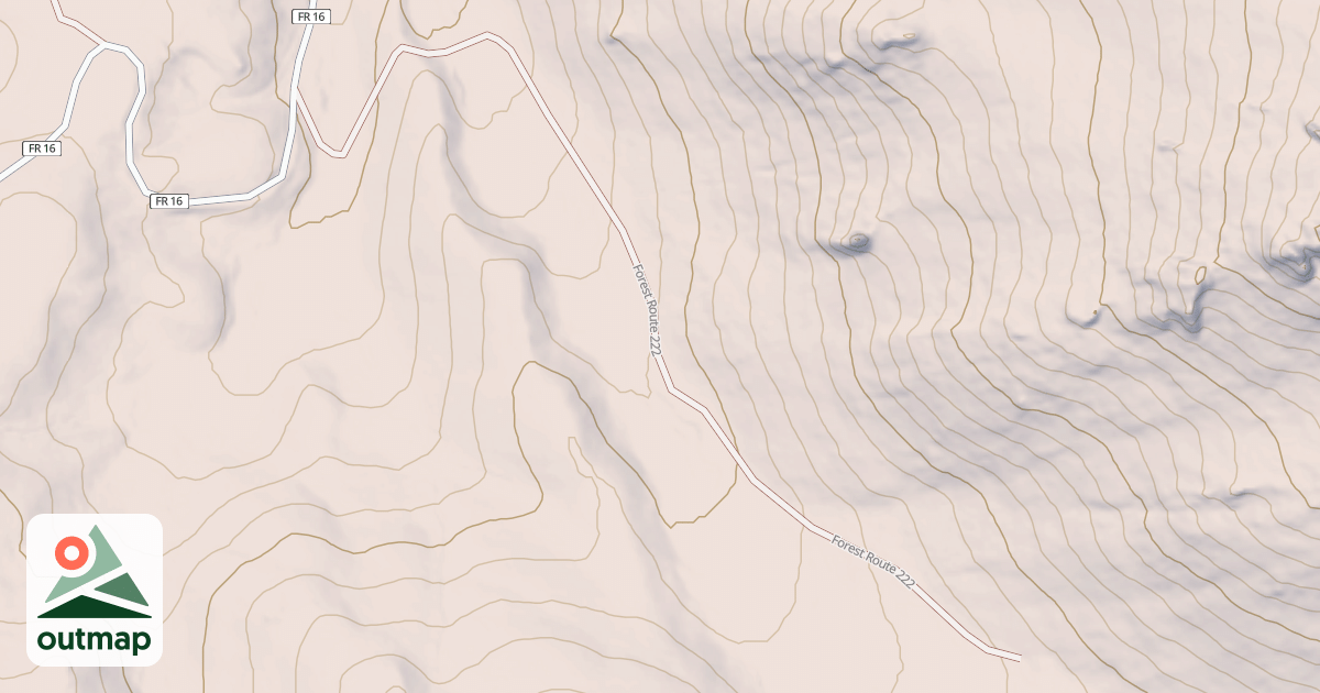 Map of BLACK MTN LOOKOUT