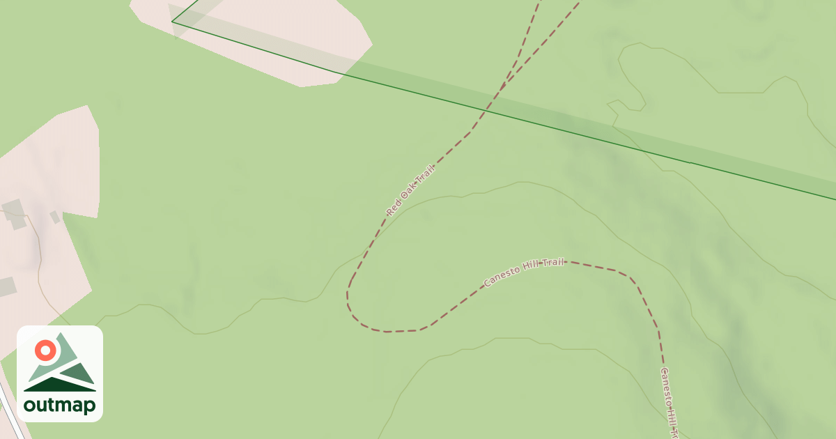 Map of Red Oak Trail