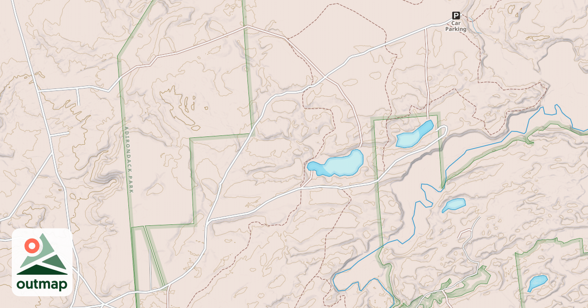 Map of Beach Mill Road