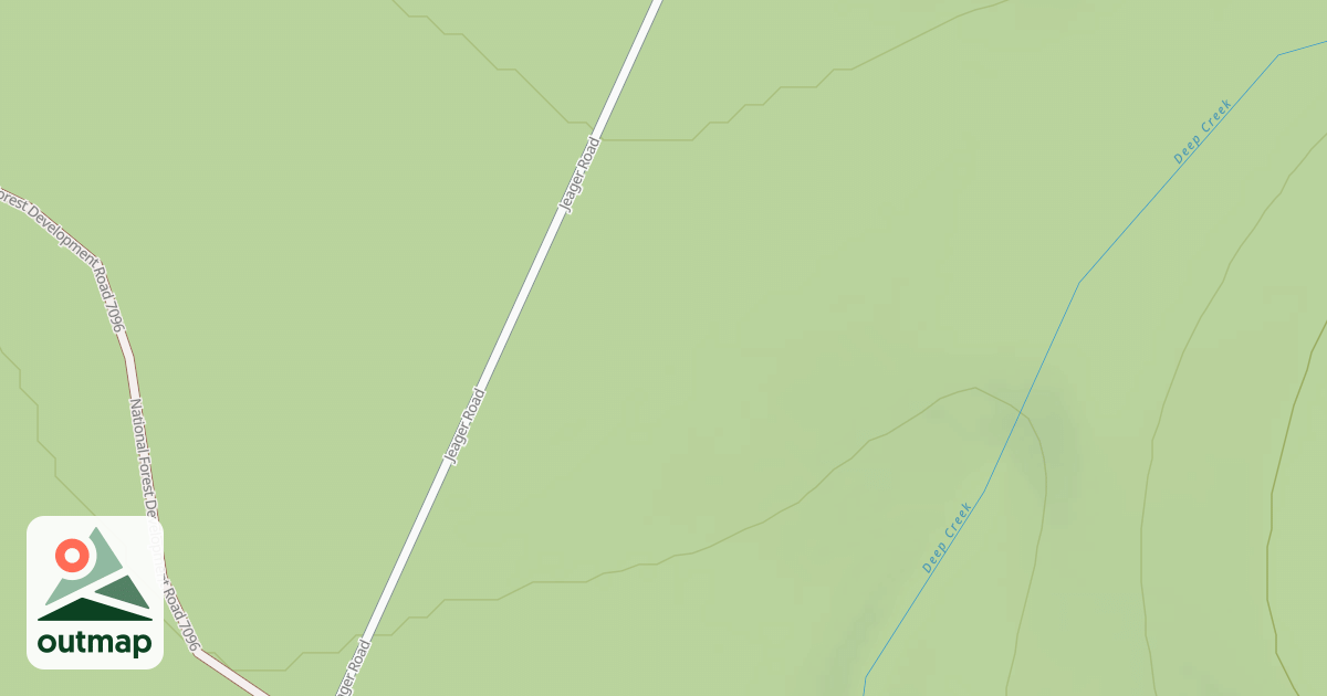 Map of DEEP CREEK B