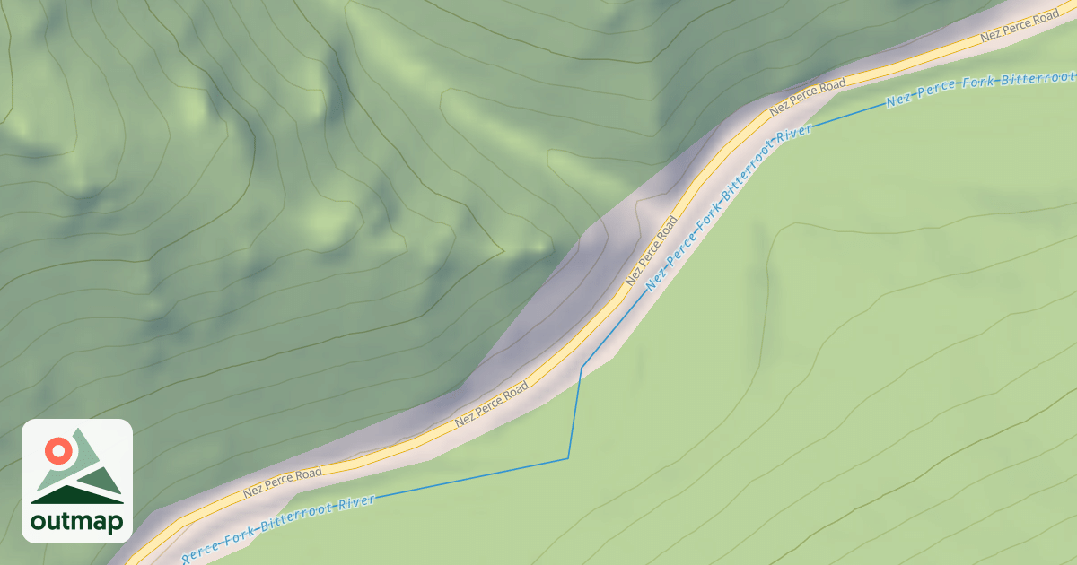Map of (FDR) NEZ PERCE TRAIL