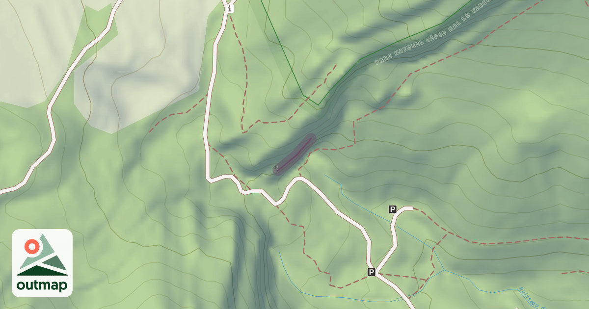 Map of Climbing Crag