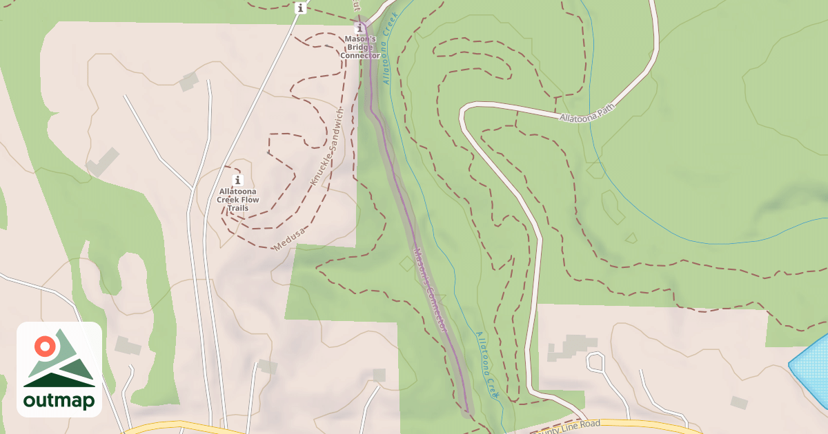 Map of Mason's Connector