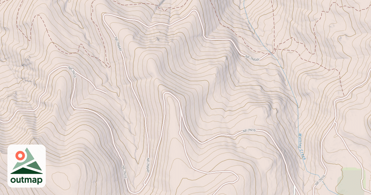 Map of USFS Motor Vehicle Use Map Roads {D773FB30-82D8-423D-9990-16B8300C2C09}