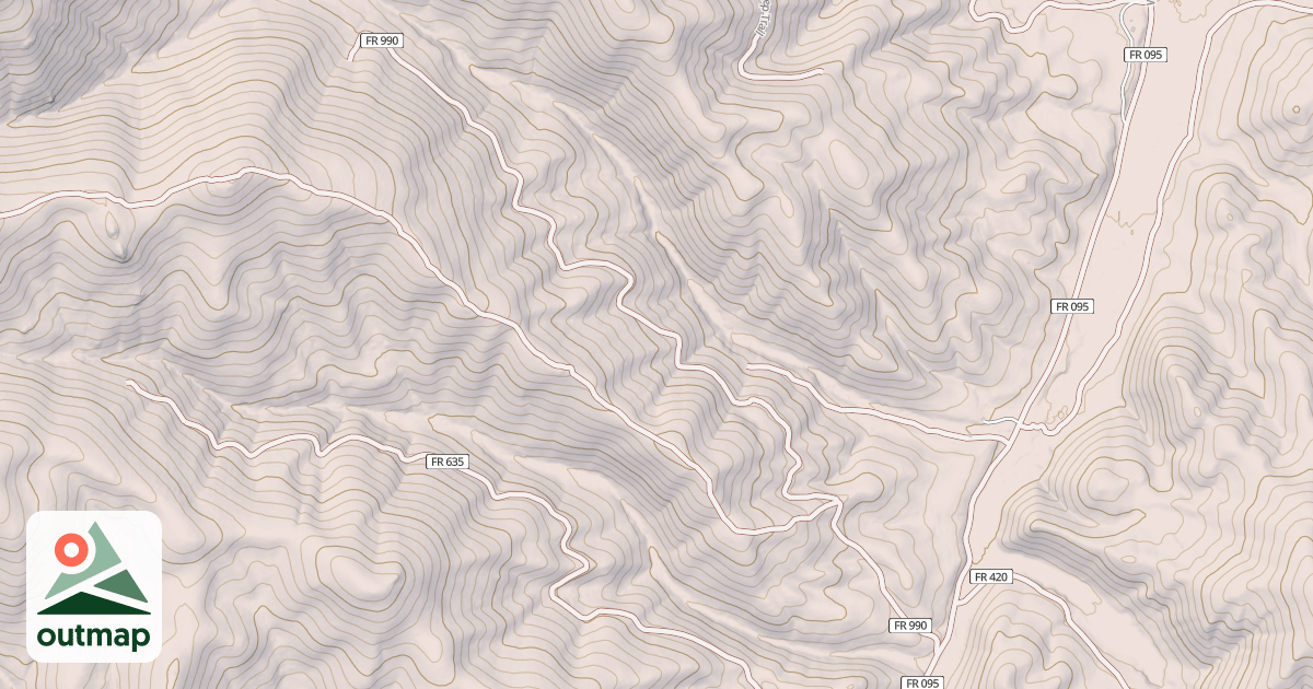 Map of CAMP CREEK JEEP