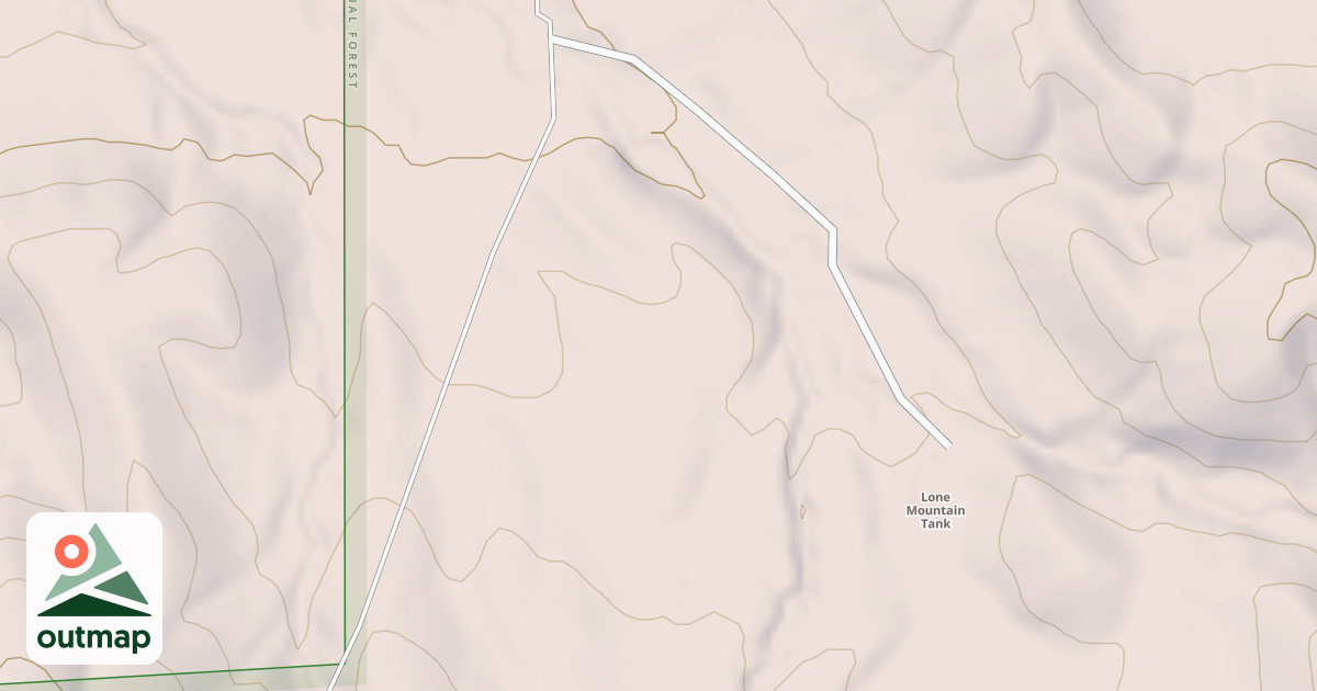 Map of USFS National Forest System Roads {B11CFD51-4E63-4A0D-AAED-BB2D6A440662}