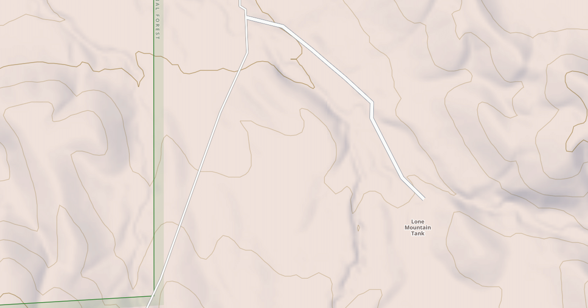 Map preview of USFS National Forest System Roads {B11CFD51-4E63-4A0D-AAED-BB2D6A440662}