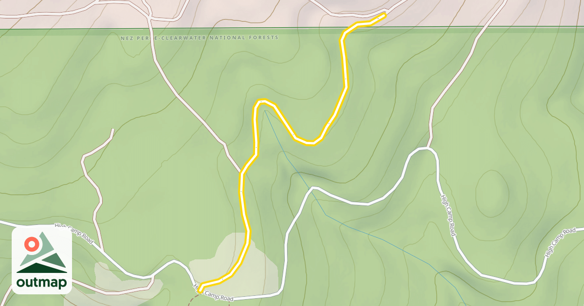 Map of Flying Goose Road