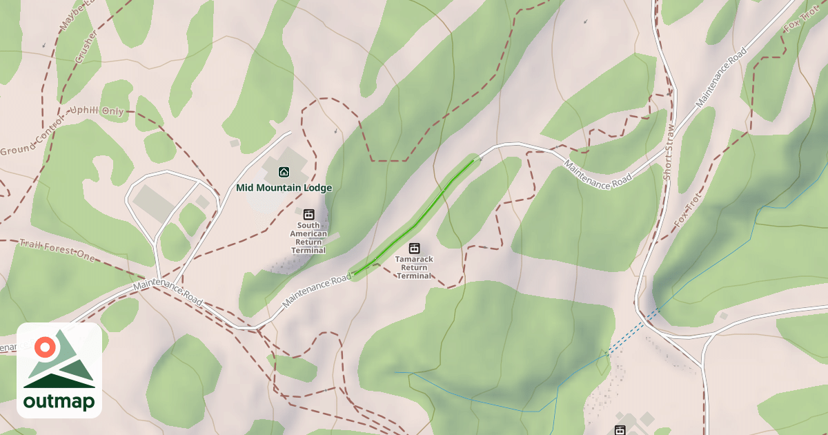 Map of Maintenance Road
