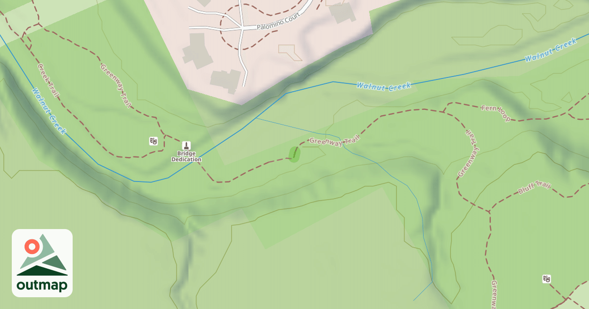 Map of Greenway Trail