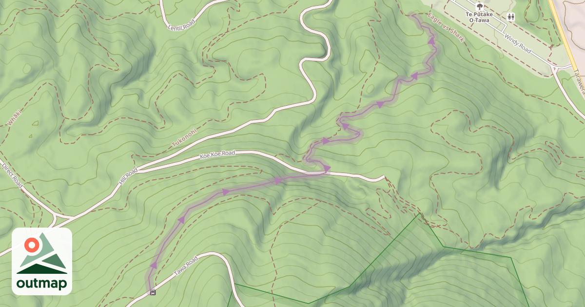 Map of Te Rua