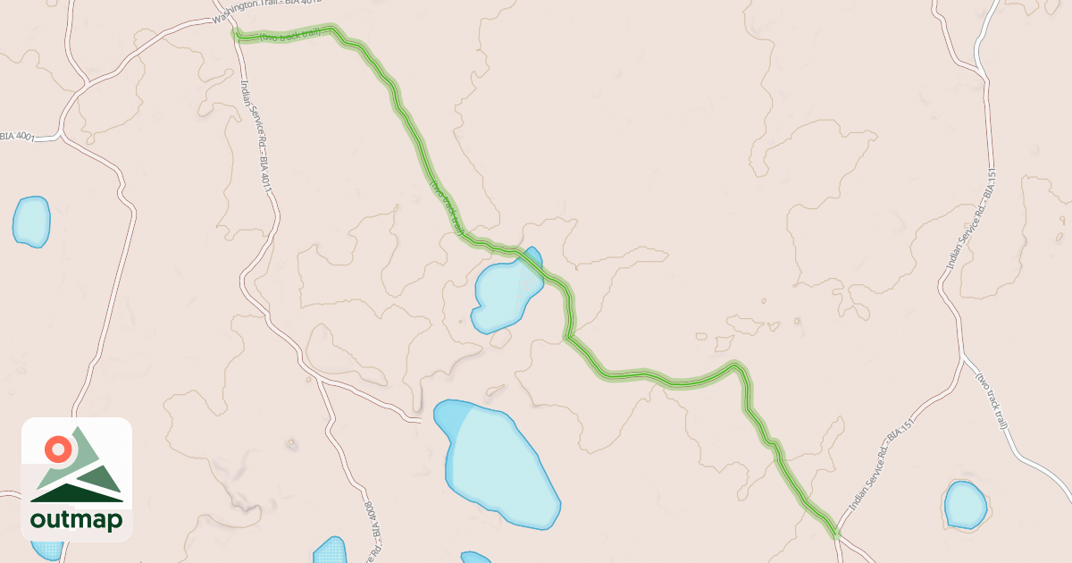 Map of (two track trail)