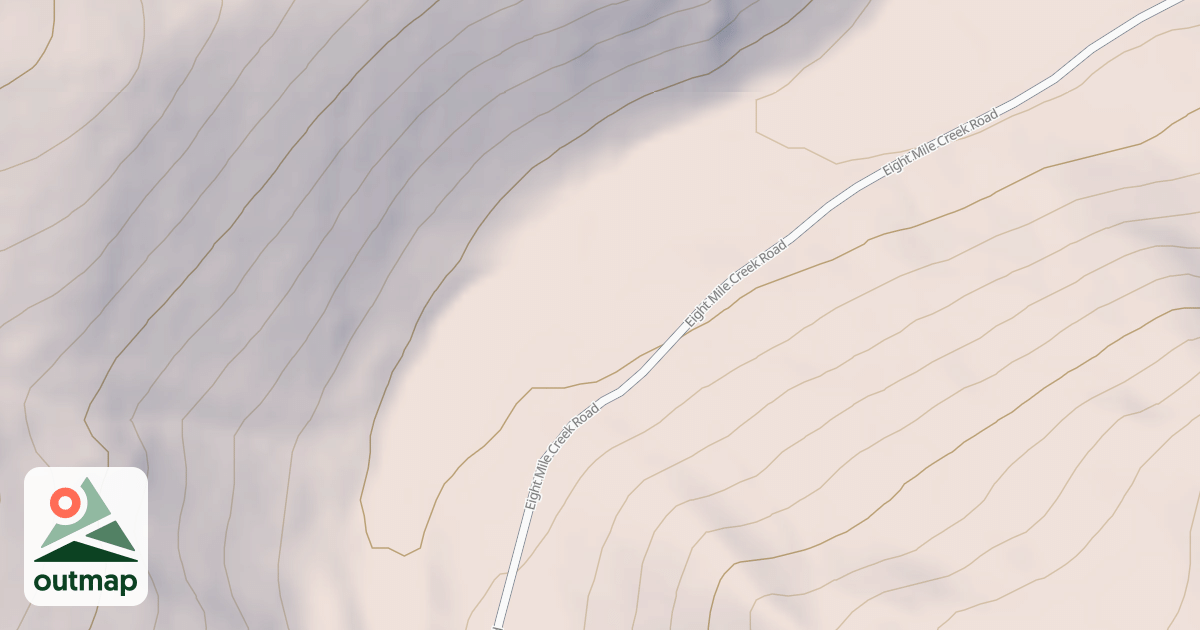 Map of EIGHT MILE CAMPGROUND