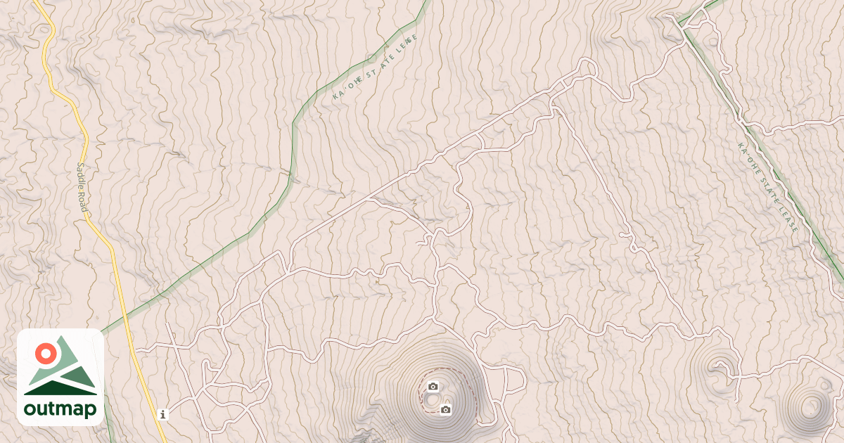 Map of Puu Laau Road