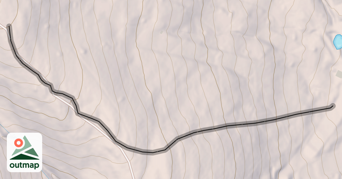 Map of Mickie's Chute