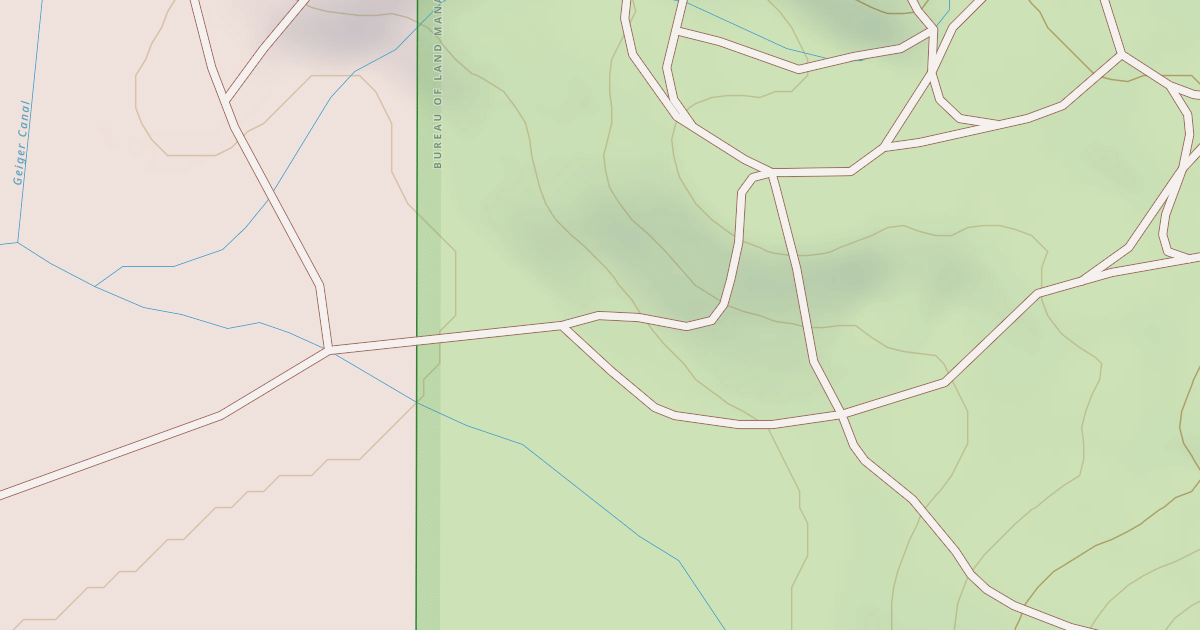 Map preview of BLM National GTLF Public Motorized Roads 5bcaf3f1-d272-47b4-9a32-5534470db58d