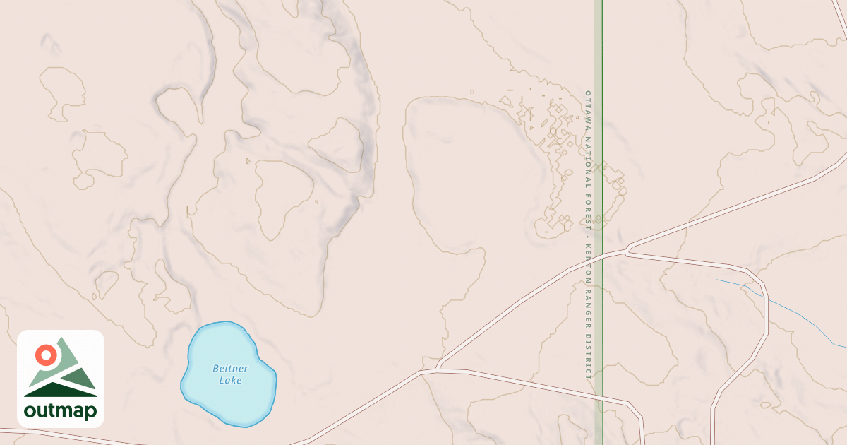 Map of USFS Motor Vehicle Use Map Trails 21944