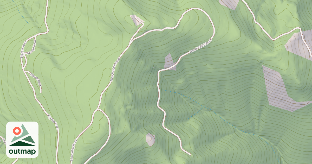Map of FRENCH GULCH