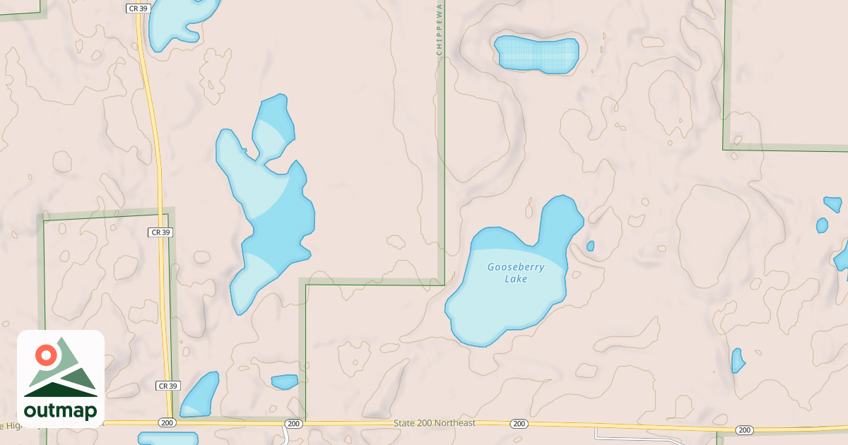 Map of MN 200 SPUR 2867