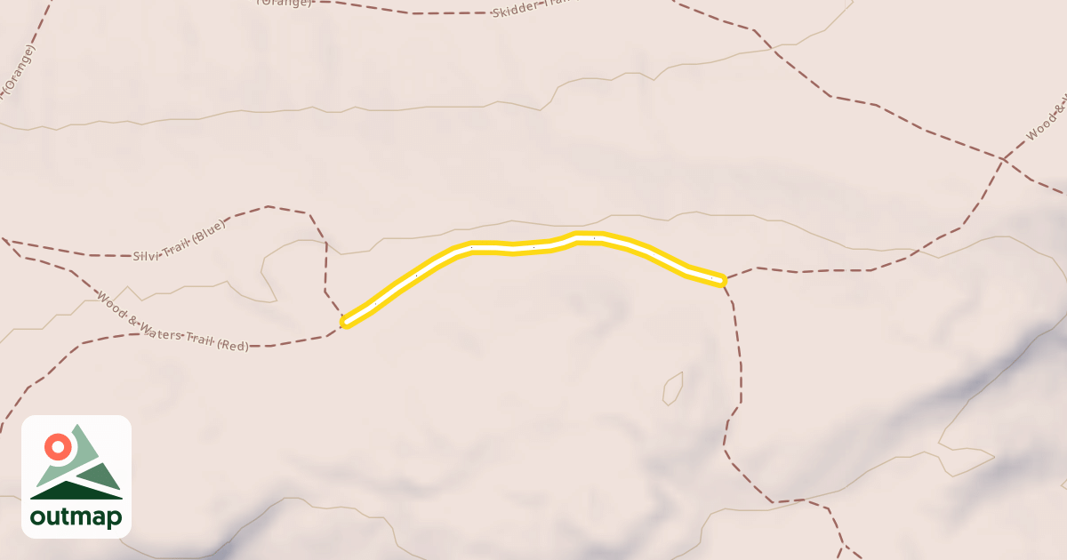 Map of Wood & Waters Trail (Red)