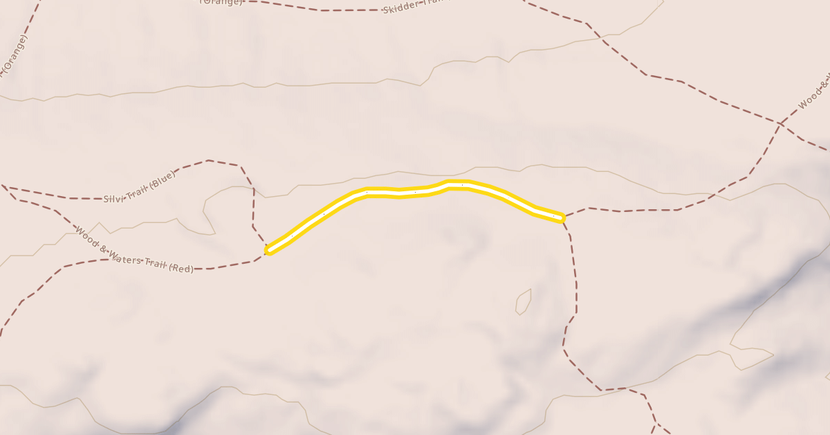 Map preview of Wood & Waters Trail (Red)