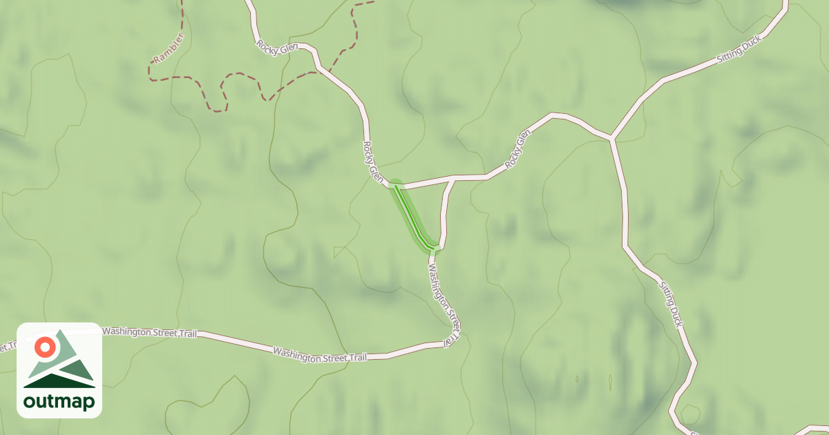 Map of Washington Street Trail