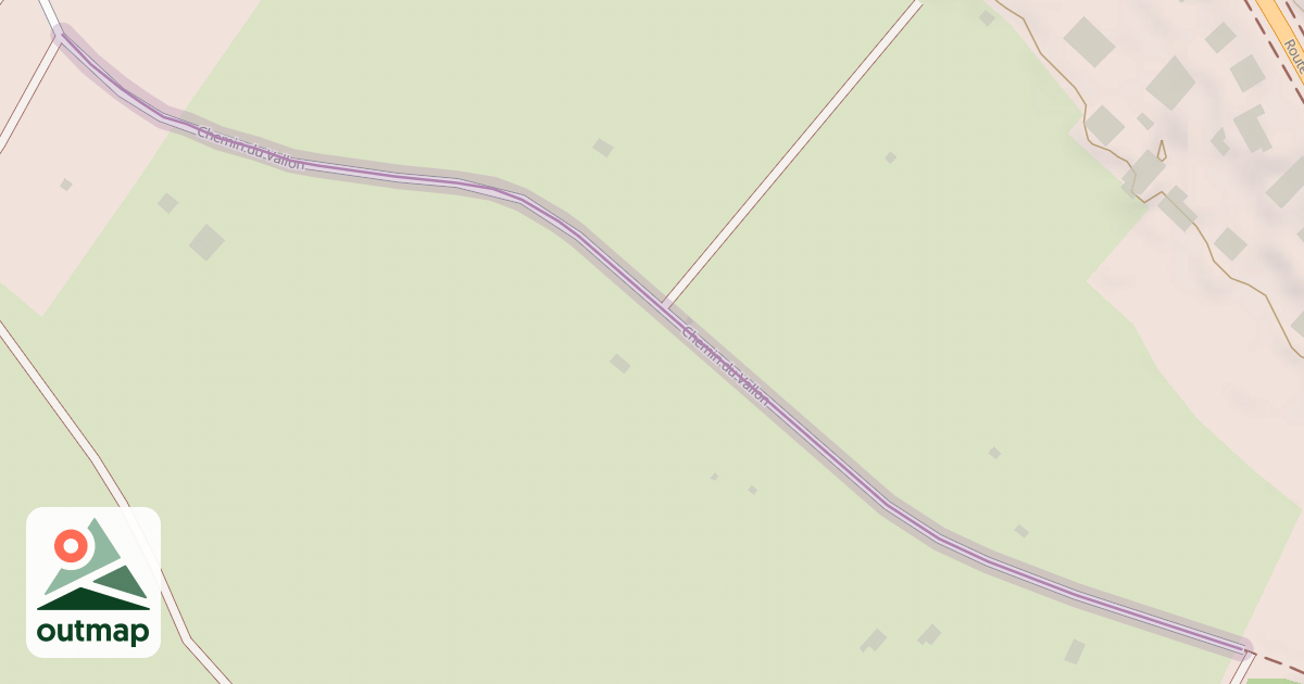 Map of Chemin du Vallon
