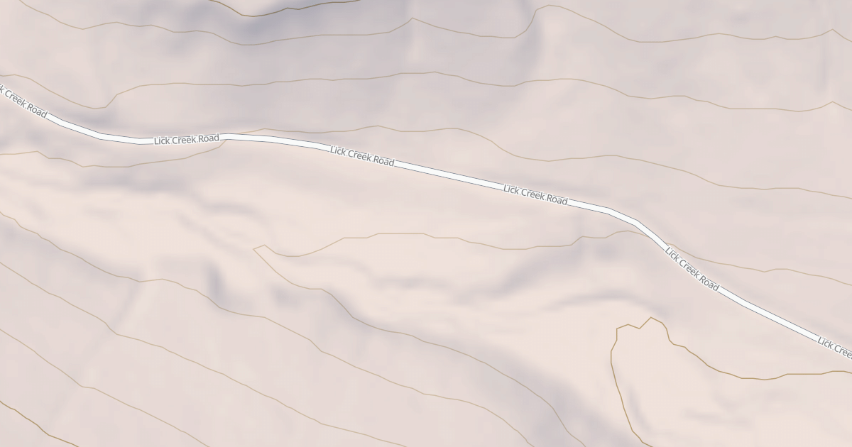 Map preview of LICK CREEK DISPERSED A