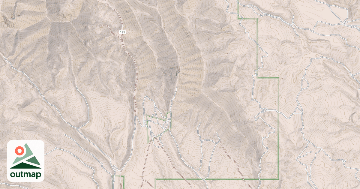 Map of GROUSE CANYON